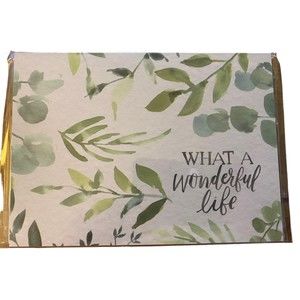 WHAT A WONDERFUL LIFE Sticky Note Set Primitives by Kathy Green Leaves